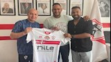 علي السعيد مدرب الزمالك الجديد مع بدر حامد