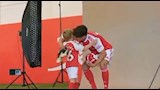 بكاء لاعب أرسنال أثناء تقديمه 