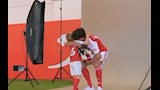 بكاء لاعب أرسنال أثناء تقديمه 