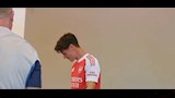 بكاء لاعب أرسنال أثناء تقديمه 