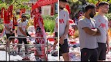 تأبين الراحل ديوجو جوتا أمام ملعب أنفيلد