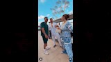 محمد رمضان مع جمهوره في مراسي