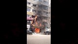 حريق بمحل في شارع فيصل (6)