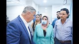 محافظ الإسكندرية يزور مصابي عقار العطارين (8)