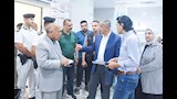 محافظ الإسكندرية يزور مصابي عقار العطارين (9)