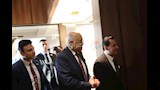 وصول القيادات الحزبية لمؤتمر الجبهة لحضور الاجتماع التحضيري لانتخابات الشيوخ (11)