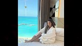 مي سليم داخل غرفتها المطلة على الساحل الشمالي