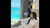 مي سليم داخل غرفتها المطلة على الساحل الشمالي (2)
