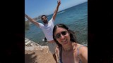 نور الشربيني مع زوجها في المصيف (5)