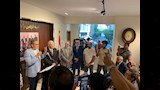 وزير الثقافة يفتتح المقر الجديد لجمعية المؤلفين والملحنين ويتسلم درع تكريمه