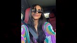 ريم سامي داخل سيارتها
