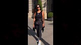 الفنانة زينة بملابس رياضية