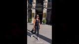 الفنانة زينة بملابس رياضية 