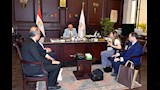 محافظ الأقصر يستقبل وفد هيئة الرقابة النووية والإشعاعية (8)