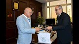 محافظ الأقصر يستقبل وفد هيئة الرقابة النووية والإشعاعية (10)