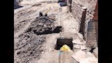 السيطرة على انفجار خط مياه بكفر قورص بالمنوفية (4)