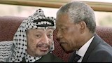 نيلسون مانديلا  وعرفات