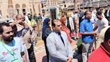 أهالي كفر الشيخ يودعون وزير الأوقاف والمفتي (2)