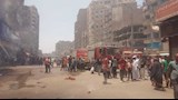 مصرع عامل في حريق بـ3 مطاعم بالخصوص (3)
