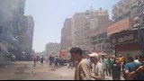 مصرع عامل في حريق بـ3 مطاعم بالخصوص (2)