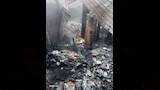 حريق مخزن كرتون بمدينة الخصوص