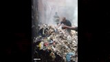 حريق مخزن كرتون بمدينة الخصوص