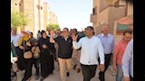 جولة لمحافظ أسيوط بمشروعات عرب الكلابات السكنية والخدمية