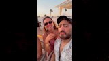 مي سليم وتامر حسني يرقصان على اغنية حبك لو غلطة