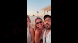 مي سليم وتامر حسني يرقصان على اغنية حبك لو غلطة (1)