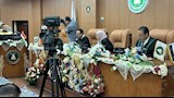 رئيس ''شباب النواب'' يشارك عضو لجنة الحكم في مناقش