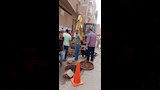 هبوط أرضي مفاجئ في المنوفية يكشف كسرًا بخط الصرف الصحي