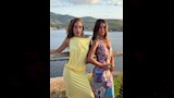 كنزي دياب وصديقتها