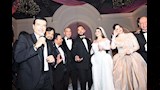محمد فؤاد يغني في حفل زفاف ابنته مع إيهاب توفيق