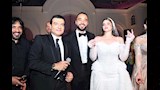 محمد فؤاد يغني في حفل زفاف ابنته مع إيهاب توفيق