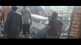 حريق بمنزلين (2)