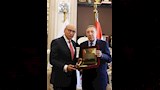 المستشار عاصم الغايش يستقبل رئيس المحكمة الدستورية العليا (4)
