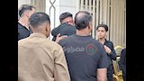 شقيق أحمد عامر ونجله يتلقيان العزاء في وفاة أحمد عامر 