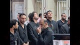 مصطفى كامل نقيب الموسيقيين ومحمود الليثي وحمادة الليثي يستقبلان المعزين في أحمد عامر 