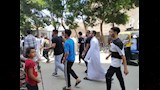 تشييع جثمان حسام ضحية حفل محمد رمضان بالساحل (10)