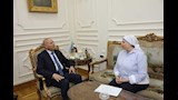 محافظ القاهرة يستقبل مديرة تعليم العاصمة السابقة