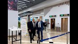 الدكتور سامح الحفني خلال جولة تفقدية في مطار العلمين الدولي