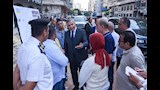 محافظ الإسكندرية يتفقد أعمال توسعة طريق أبو قير