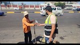 توزيع مياه على عمال النظافة بالإسكندرية (3)