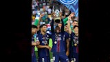احتفال فريق باريس سان جيرمان بكأس السوبر