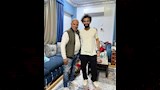محمد صلاح وأفراد عائلته