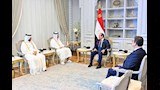  السيسي يستقبل وزير خارجية قطر (1)