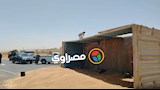 انقلاب شاحنة محملة بالغلال