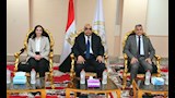 وزير العدل يتفقد أعمال تطوير مبنى محكمة دمنهور الابتدائية
