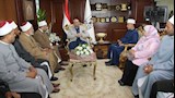 محافظ بني سويف يلتقي قافلة ''البحوث الإسلامية''
