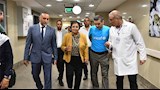 نائبة وزير الصحة تتفقد مستشفى العريش العام